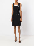 Buttoned panel dress