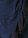 ruffle detail fine knit jumper