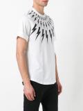 lightning bolt print T-shirt