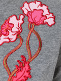 floral embroidered T-shirt