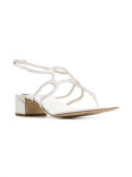 crystal embellished sandals