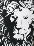 lion print T-shirt 