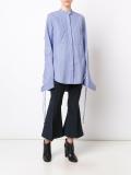 pleated panel shirt