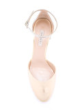 chained heel pumps 