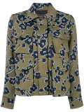 floral print fitted jacket