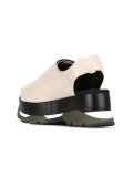 platform colour block sandals