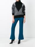 panelled jumper 