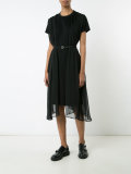 sheer asymmetric dress