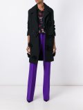 flower applique coat