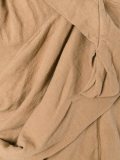 drapped sleeveless jacket