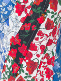 printed flared dress