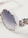 'Pinstripe Lace'蕾丝花纹太阳眼镜