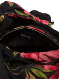 peony jacquard tote bag