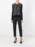polka dot cardigan