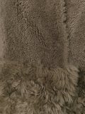 shearling panelled coat