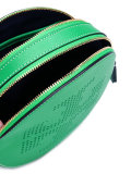 perforated logo crossbody bag