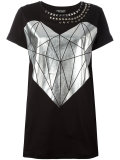 printed stud T-shirt 