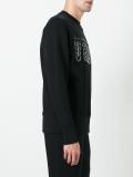 studded logo sweatshirt