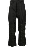 paneled leg pants