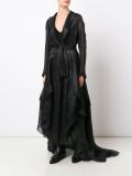 long belted oversize coat