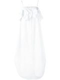 ruffle trim dress