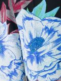 printed straight trousers