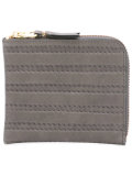 embossed stitch wallet 