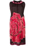 rose print dress