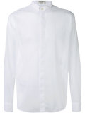 concealed-placket shirt