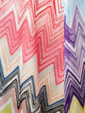 zig zag print beach dress