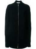 cocoon-style knit jacket 