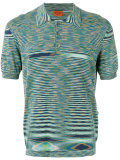 striped polo top