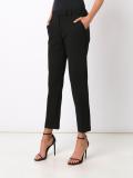 slim-fit cropped tailored trousers