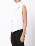 long tied blouse