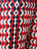 geometric print cropped trousers
