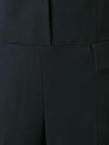 frayed sleeveless blazer jumpsuit