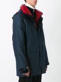 padded hooded coat