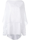 double layer shirt dress
