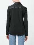 contrast panel shirt