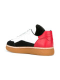 colour-blocked lace-up trainers