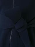 low v-neck curved jacket