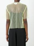 open knit T-shirt