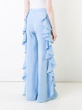 draped side detail trousers 