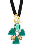 clover motif necklace