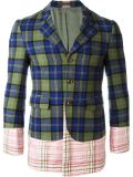 checked blazer