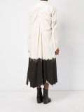 asymmetric midi coat