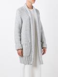 ribbed trim cardigan 
