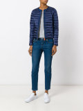 zipped padded jacket