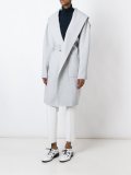 V领腰带超大款外套