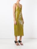 sequinned fitted dress